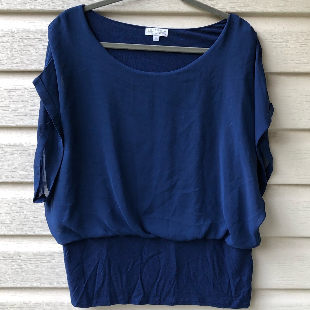 XL Joseph A. Dolman Sleeve Sheer Tank Top Sexy